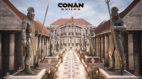 Conan Exiles Architects Of Argos Dlc The Argossean Palace Speed Build