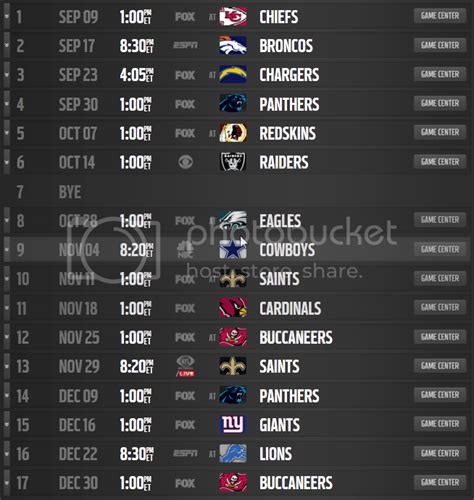 Falcons 2012 Schedule - Football Forum - NFL, CFL & College Football Forums