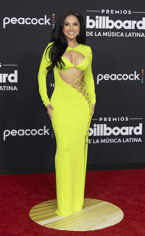 Becky G Attends The 2022 Billboard Latin Music Awards At Watsco Center