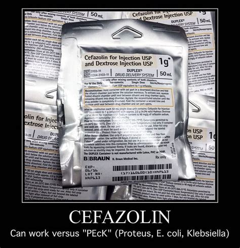 Got Cefazolin The 🏥 Hospital Pharmacy Does Cefazolin Ancef Is A