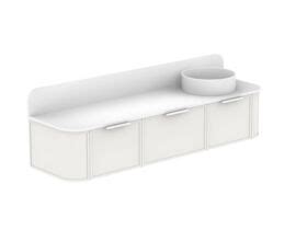 ADP Flo By Alisa Lysandra All Drawer Vanity Unit Right Bowl 1800