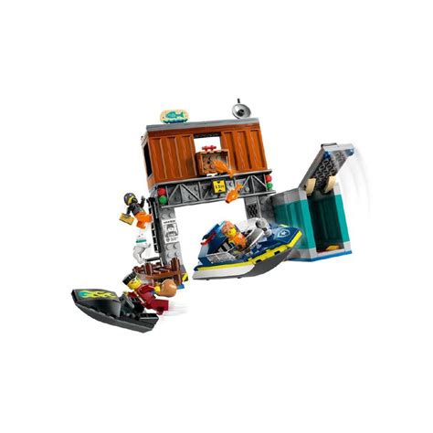 Lego City Police Speedboat And Crooks Hideout 60417 The Warehouse