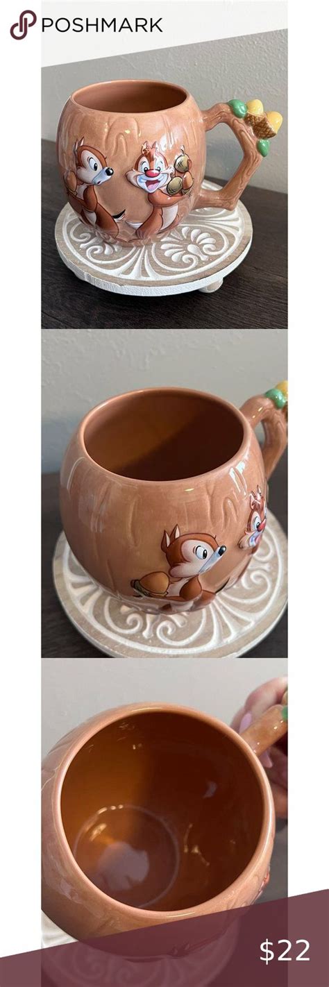 Disneyland Resort Paris Exclusive Chip Dale Chipmunks 3D Mug In 2022