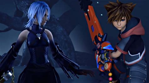 Sora Vs Dark Aqua New Kingdom Hearts 3 Footage Tgs 2018 Youtube