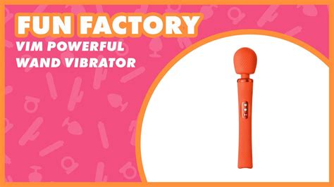 Fun Factory Vim Powerful Wand Vibrator Review EasyToys YouTube