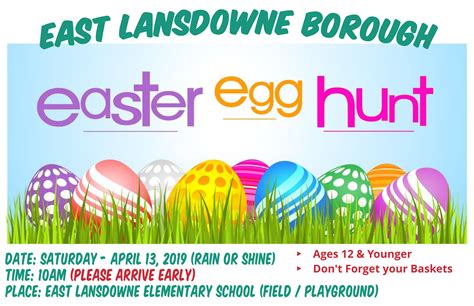 Easter Egg Hunt – East Lansdowne