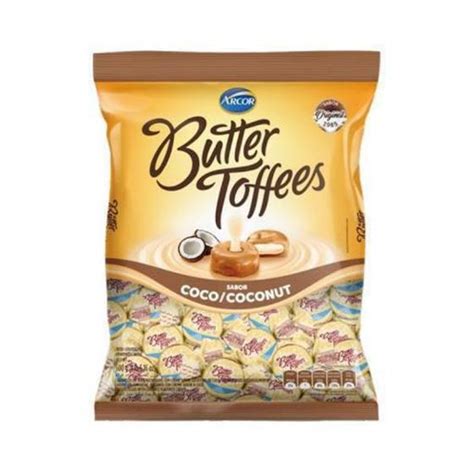 Bala Butter Toffees Coco 500g Arcor Balas Magazine Luiza