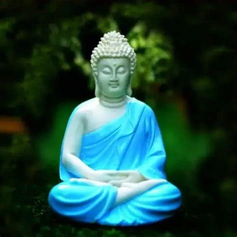 Blue Buddha Statue - PujaSamagriWala