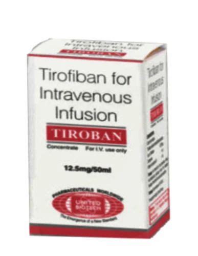 Tiroban Mg Ml Injection Tirofiban Hydrochloride Injection