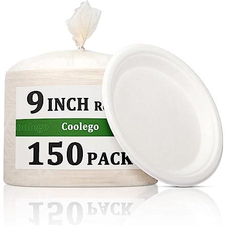 Amazon Cantagreen Inch Compostable Plates Count Heavyduty