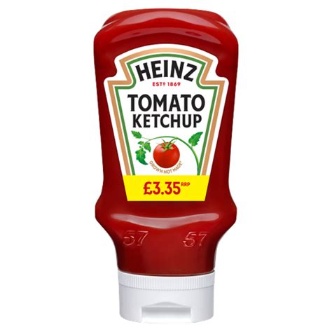 Heinz Top Down Squeezy Tomato Ketchup Sauce Pmp 335 460g We Get Any Stock