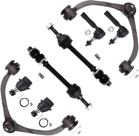 Cciyu Front Driver Passenger Side Upper Control Arm And Ball Joint Assembly Lower Ball Joints