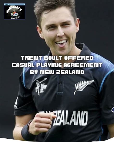 Trent Boult Offered Casual Play Agreement Newzealand Cricket