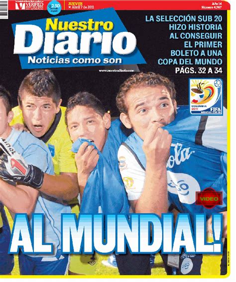 En Portada De Los Diarios Guatemala Al Mundial Futbol Guatemala