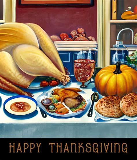 Thanksgiving Dinner Art Free Stock Photo - Public Domain Pictures