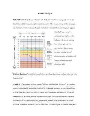 Ar Plan A Aural Rehabilitation Plan For The Final Grade Aural