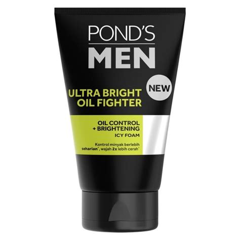 Jual Ponds Men Ultra Bright Oil Fighter Shopee Indonesia