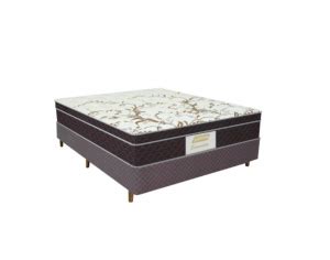 Cama Box Casal Box Colchão Gazin Mola Ensacada 63cm de Altura