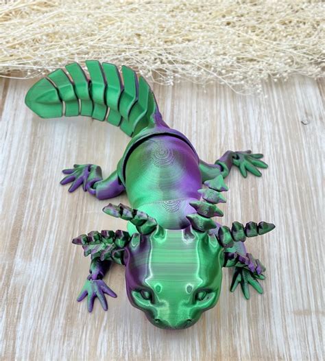 Axolotl Flexible D Printed Toy Fidget Toy Articulated Toy Amphibian