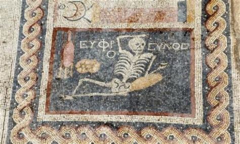 Learn About The Merry Skeleton Mosaic EgyptToday