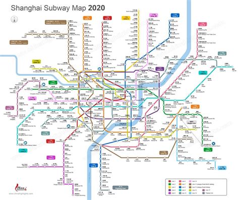 Shanghai Subway Map