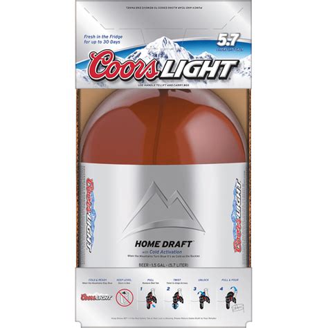 Coors Light Beer, Home Draft | Beer | Ingles Markets