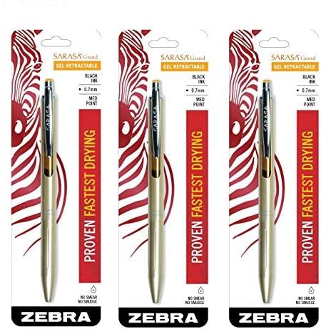 Amazon Zebra Pen Sarasa Grand Retractable Gel Pen With Ink Refill