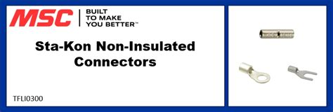 Sta-Kon Non-Insulated Connectors – MSC