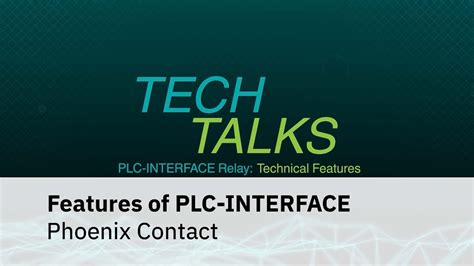 Tech Talks Technical Features Of PLC INTERFACE Series 3 9 YouTube