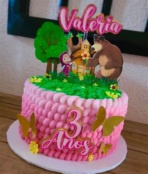 Masha And The Bear Cake Topper Etsy