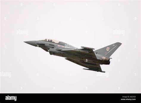 Raf Typhoon T1 29 R Squadron Eurofighter Aircraft Side View High Stock