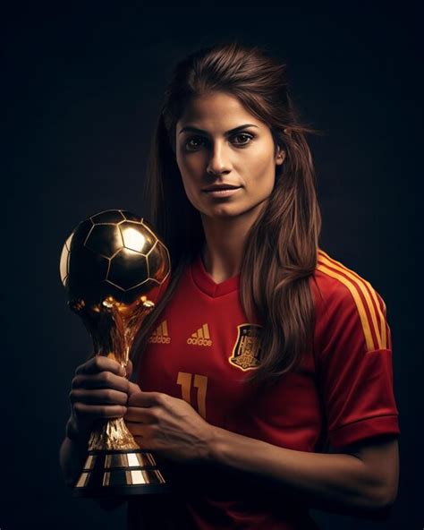 Premium Ai Image The Spanish Womens Team Is Celebrating With A