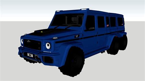 Mercedes Brabus 6x6 3d model