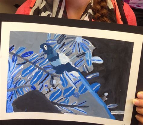 ART with Mrs. Smith: Monochromatic Color Scheme Paintings