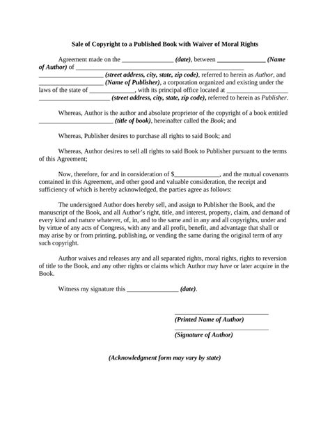 Waiver Of Rights Sample Fill Out Sign Online DocHub