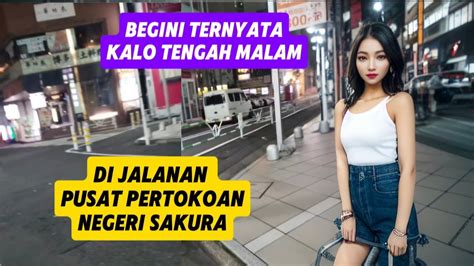 Menyusuri Jalanan Pusat Pertokoan Di Negeri Sakura Pada Tengah Malam