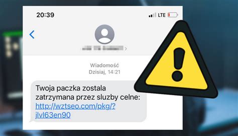 Twoja paczka została zatrzymana przez służby celne Uwaga na fałszywe SMSy