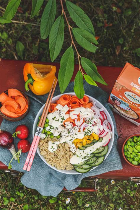 Power Bowl au quinoa Recette végétarienne Primeal le bio végétal