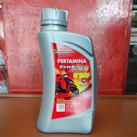 Jual Oli Pertamina Enduro Matic Sae W Liter Shopee Indonesia