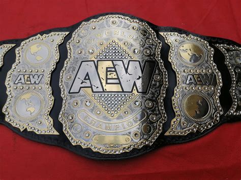 AEW World Champion Championship Belt Television Adult Size - Etsy