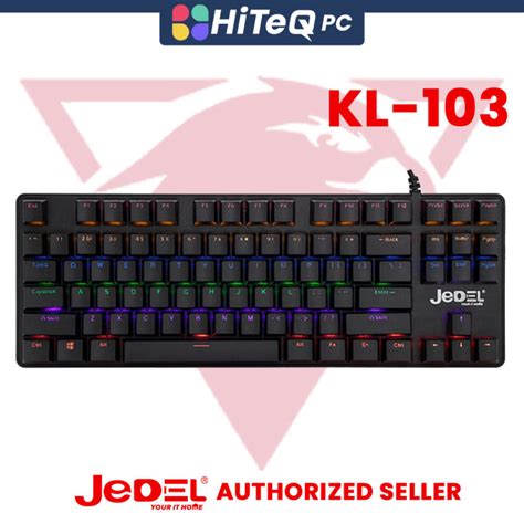 HiteqPC Jedel KL 103 Tenkeyless Mechanical Gaming Keyboard Lazada PH