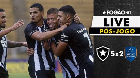 FOGÃONET LIVE BOTAFOGO 5 X 2 AUDAX TAÇA RIO VAGA NA COPA DO BRASIL