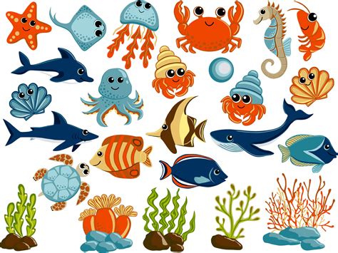 Sea Animals Clip Art Pinterest Clip Art Sea Clipart And | Images and Photos finder