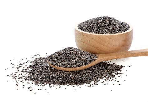 Premium Photo Chia Seeds Isolated On White