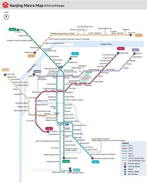 Nanjing Metro Maps: Subway Lines, Stations pertaining to Printable Dc ...