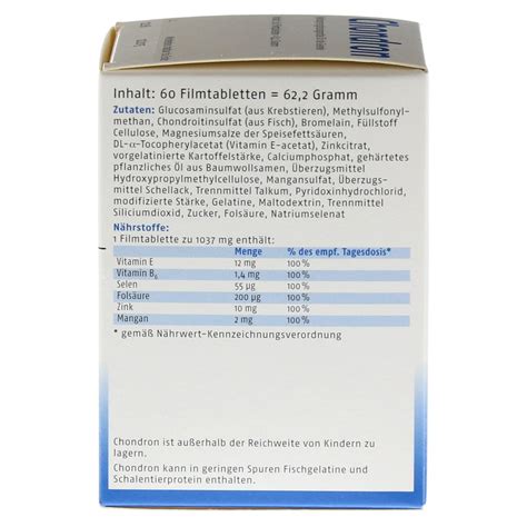CHONDRON Tabletten 60 Stück online bestellen - medpex Versandapotheke