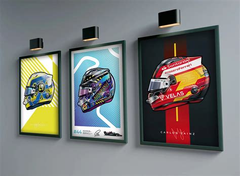 Buy Formula 1 Racing Helmet Canvas Art at Best Prices