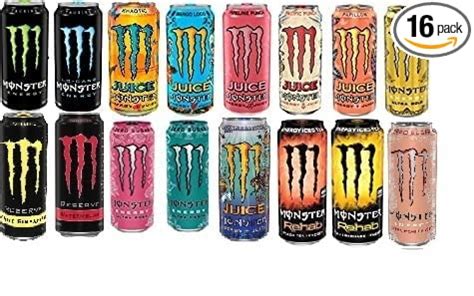 Monster Energy Drink Variety Pack - 16 count - Walmart.com