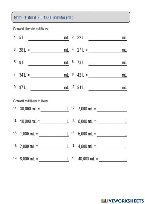 Grade 3 Metric Units Capacity L Ml F Pdf Metric Units Of