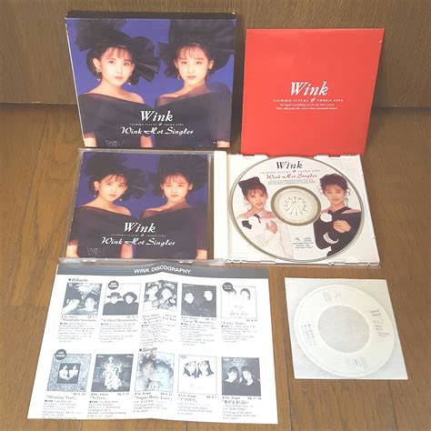 やや傷や汚れありベストCD 8cmCD Wink ウィンク Hot Singles BEST SUGAR BABY LOVEアマリリス愛が止まらない淋しい熱帯魚SEXY ユーロビート80